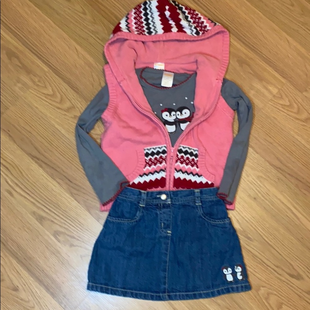 Gymboree sweater set with skirt